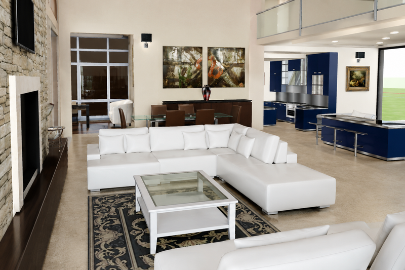 House Design - Interior - Dining Room for Modern House Plan #542-1 - 4 bed, 6 bath