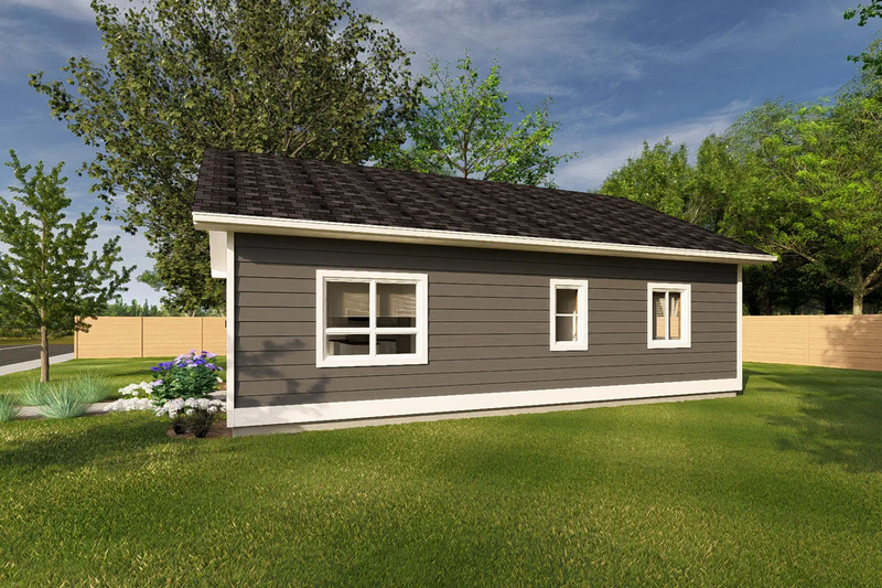House Design - Exterior - Other Elevation for Traditional House Plan #126-284 - 2 bed, 1 bath