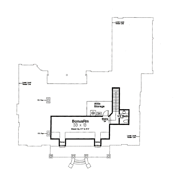 Architectural House Design - Country Floor Plan - Other Floor Plan #310-663