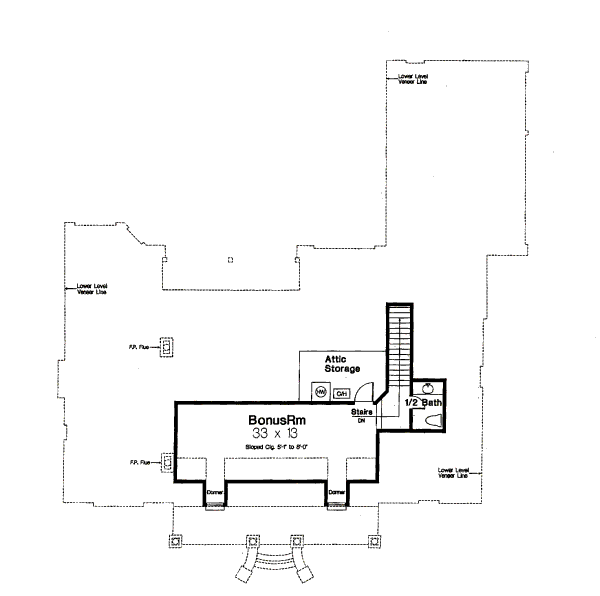 Country Floor Plan - Other Floor Plan #310-663
