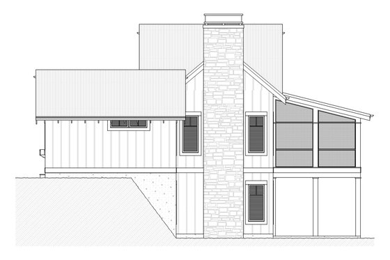 Exterior - Other Elevation 1 for Farmhouse House Plan #901-110 - 3 bed, 3.5 bath
