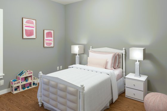 Interior - Bedroom for Farmhouse House Plan #44-280 - 4 bed, 2 bath