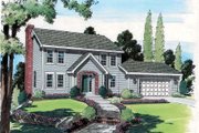 Traditional Style House Plan - 4 Beds 2.5 Baths 2042 Sq/Ft Plan #312-387 