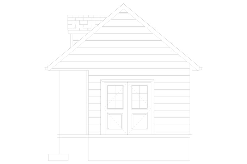 Home Plan - Exterior - Other Elevation 1 for Country House Plan #1060-203, 0 bath