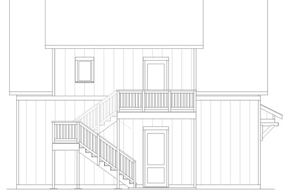 Exterior - Other Elevation for Farmhouse House Plan #1105-21 - 1 bed, 1 bath