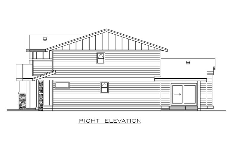 House Design - Exterior - Other Elevation 1 for Contemporary House Plan #1100-184 - 12 bed, 10 bath
