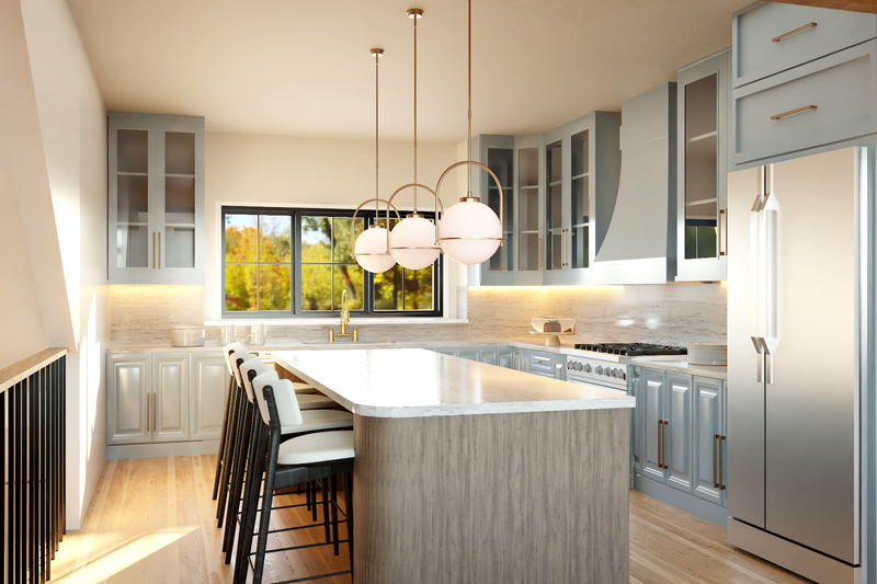 Architectural House Design - Interior - Kitchen for Craftsman House Plan #1064-346 - 3 bed, 3.5 bath