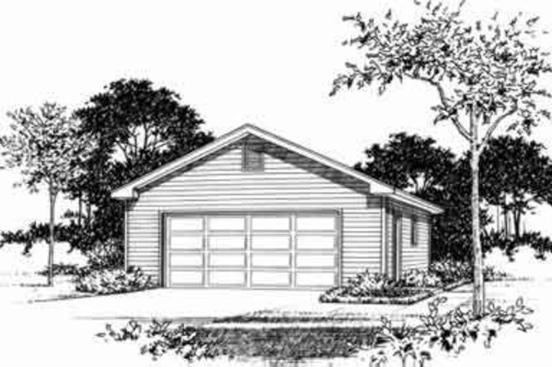 House Blueprint - Traditional Exterior - Front Elevation Plan #22-445