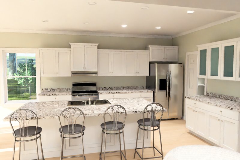 Dream House Plan - Interior - Kitchen 1 for Farmhouse House Plan #513-2482 - 3 bed, 2.5 bath