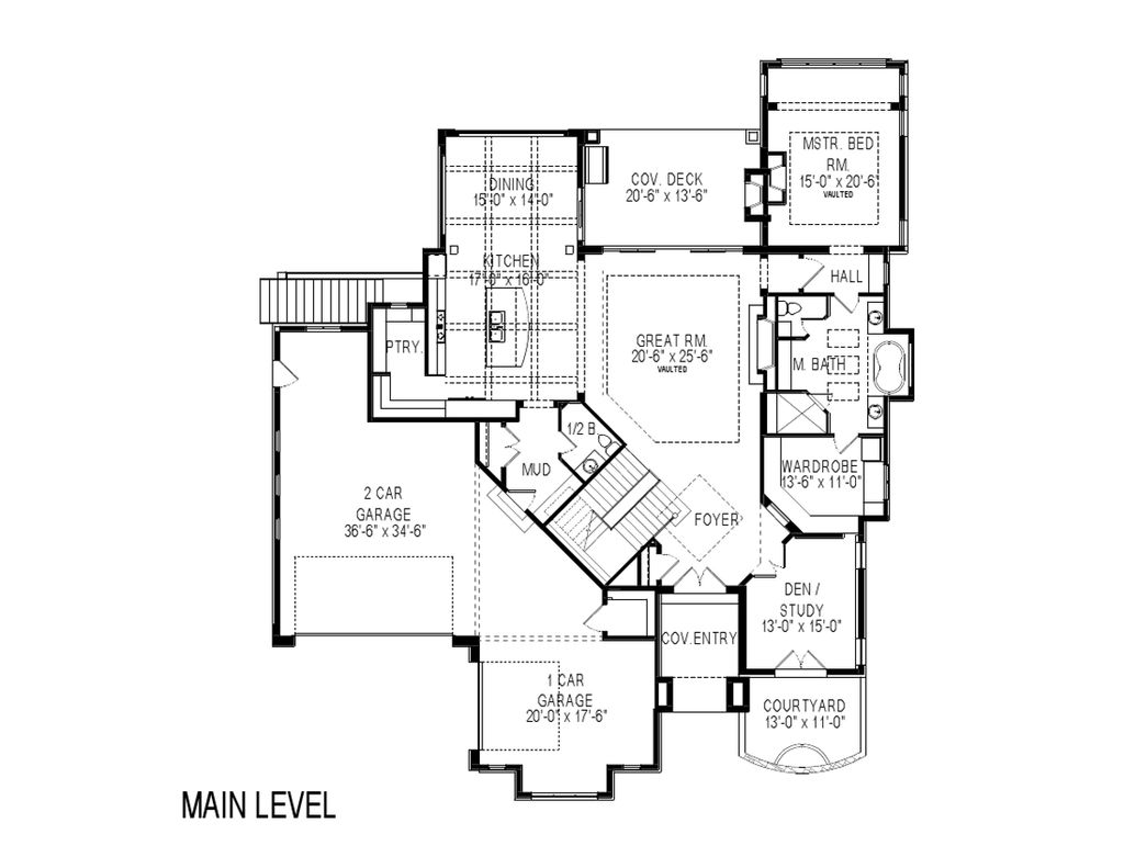 Contemporary Style House Plan - 7 Beds 5.5 Baths 5850 Sq/Ft Plan #920-85 -  Houseplans.Com