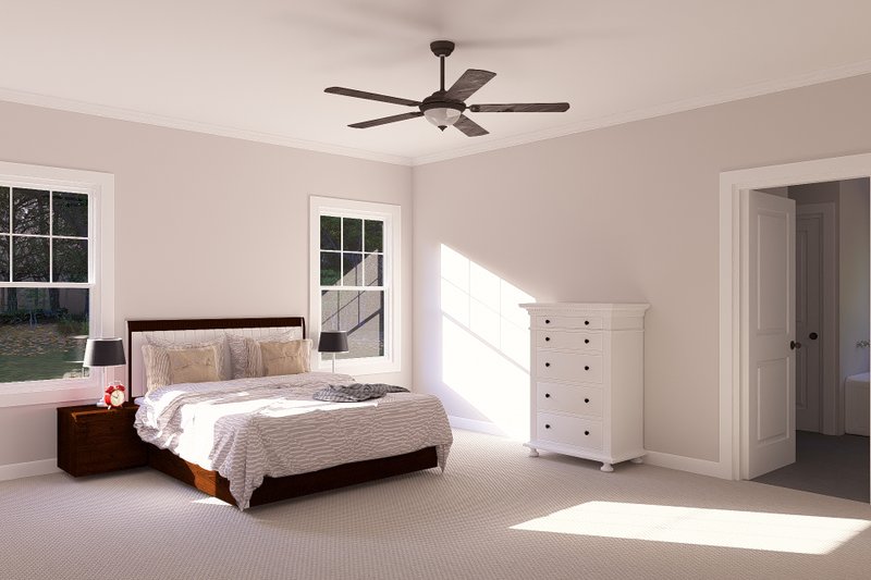 Dream House Plan - Interior - Master Bedroom for Craftsman House Plan #513-2168 - 4 bed, 3.5 bath