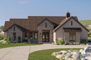 Craftsman Exterior - Front Elevation Plan #455-275