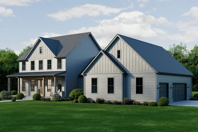 Home Plan - Exterior - Front Elevation 5 for Farmhouse House Plan #1089-71 - 4 bed, 3.5 bath
