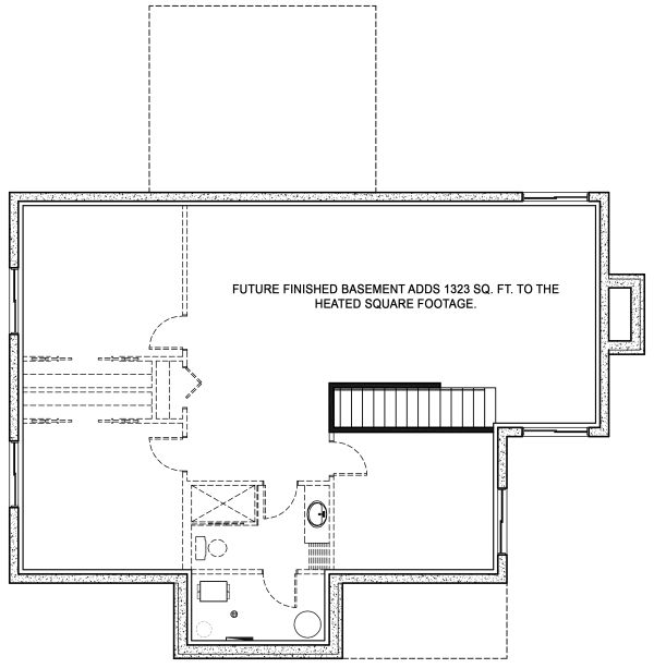 House Plan Design - Optional Basement