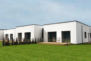 Modern Exterior - Front Elevation Plan #538-18