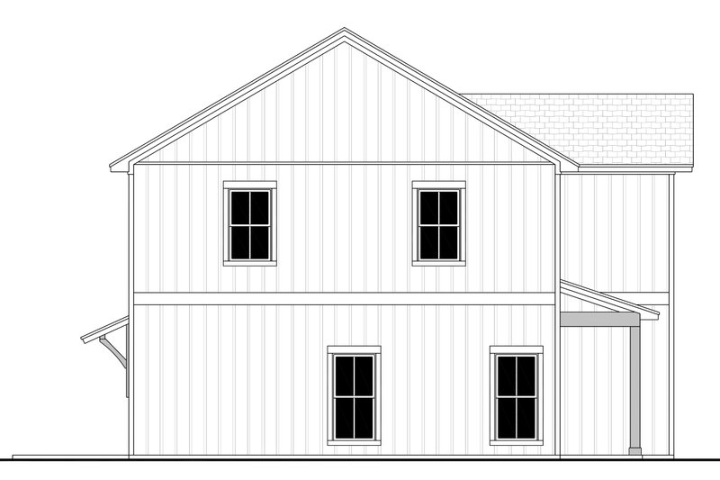 House Design - Exterior - Other Elevation for Farmhouse House Plan #430-375 - 3 bed, 2.5 bath