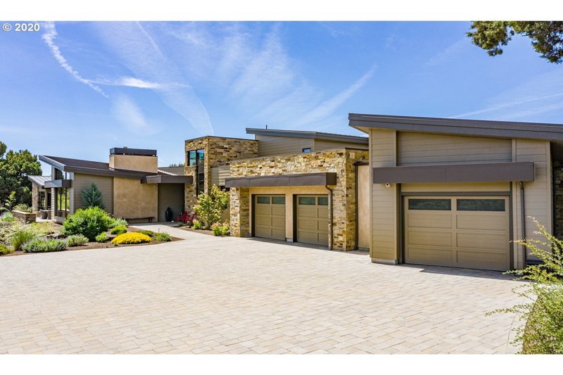 House Blueprint - Exterior - Front Elevation 5 for Contemporary House Plan #892-42 - 4 bed, 5.5 bath