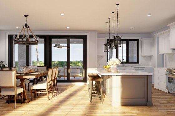 Interior - Kitchen 4 for European House Plan #923-338 - 4 bed, 4 bath