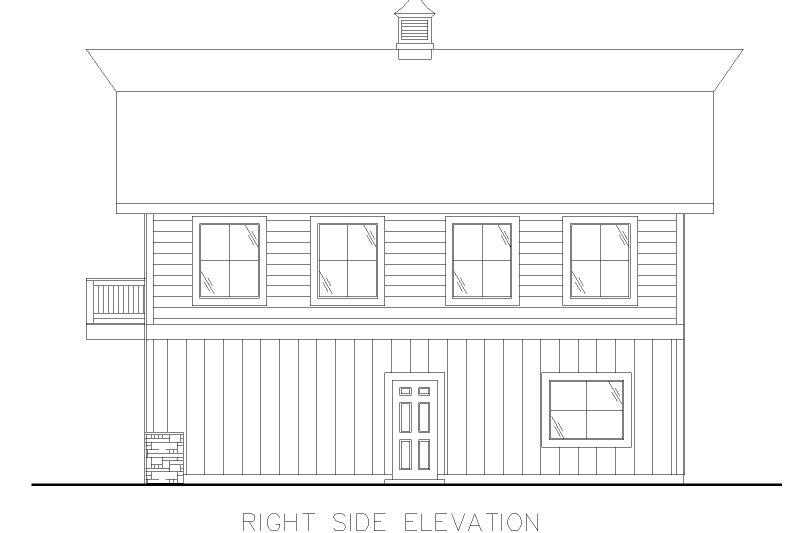 House Plan Design - Exterior - Other Elevation 1 for Barndominium House Plan #117-1052 - 1 bed, 2.5 bath