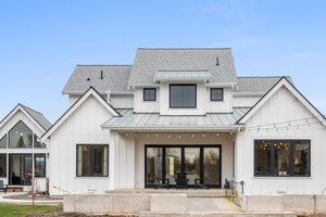 Exterior - Rear Elevation for Farmhouse House Plan #1070-144 - 3 bed, 2.5 bath