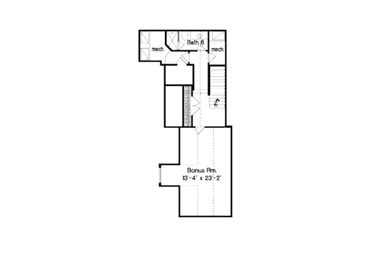 Floor Plan - Other Floor for Mediterranean House Plan #135-187 - 4 bed, 6.5 bath