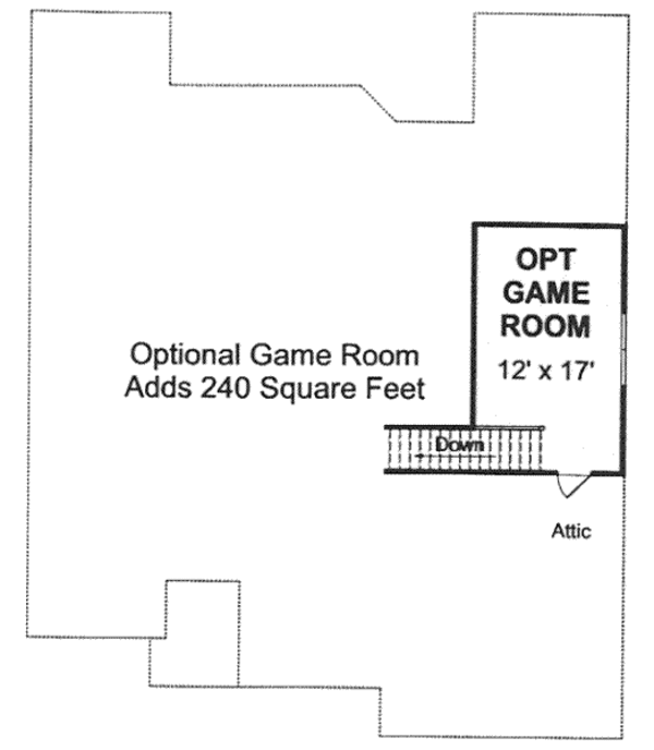 House Design - Traditional Floor Plan - Other Floor Plan #20-1873