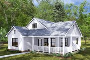 Cottage Style House Plan - 2 Beds 2 Baths 1195 Sq/Ft Plan #513-2264 