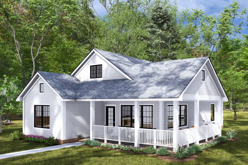 House Blueprint - Exterior - Other Elevation for Cottage House Plan #513-2264 - 2 bed, 2 bath