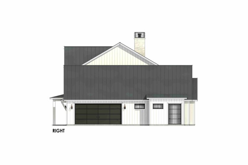 House Design - Exterior - Other Elevation 1 for Farmhouse House Plan #1096-47 - 4 bed, 3.5 bath
