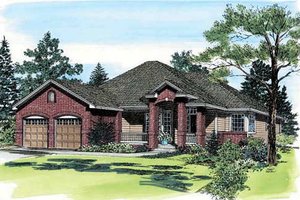 Traditional Exterior - Front Elevation Plan #312-343