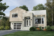 Contemporary Style House Plan - 2 Beds 1 Baths 1290 Sq/Ft Plan #25-4879 