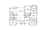 European Style House Plan - 4 Beds 3.5 Baths 3241 Sq/Ft Plan #411-757 