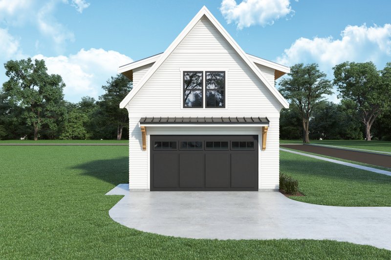 House Blueprint - Farmhouse Exterior - Front Elevation Plan #1070-138