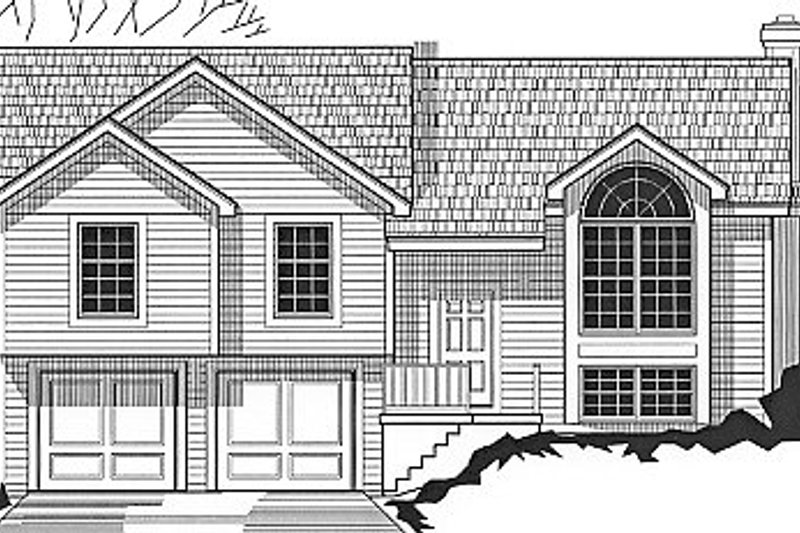 Traditional Style House Plan - 3 Beds 2 Baths 1668 Sq/Ft Plan #67-651
