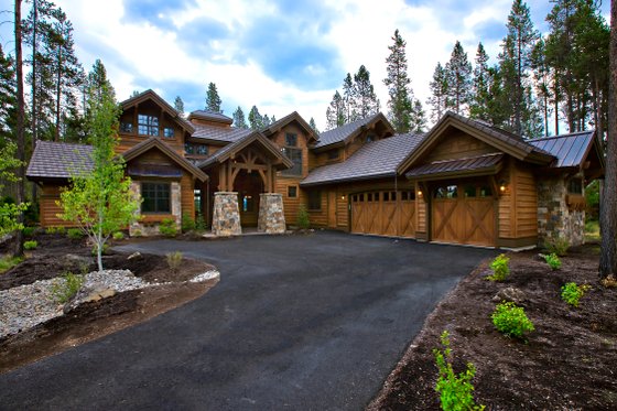 Craftsman style house design, elevation photo