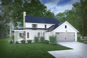 Farmhouse Style House Plan - 4 Beds 3 Baths 2731 Sq/Ft Plan #120-295 Exterior 