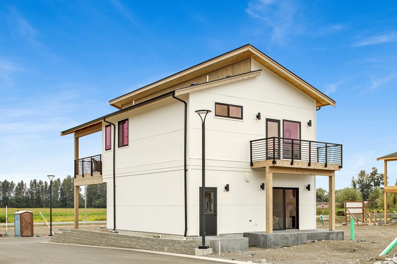 Home Plan - Exterior - Rear Elevation for Contemporary House Plan #1070-225 - 2 bed, 2.5 bath