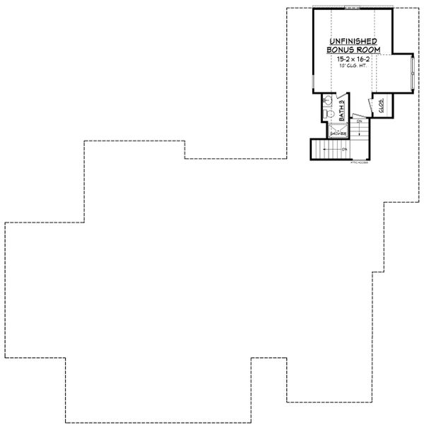 Dream House Plan - Country Floor Plan - Upper Floor Plan #430-171