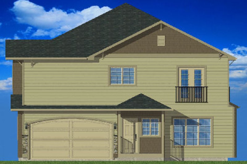 Dream House Plan - Exterior - Other Elevation 2 for Traditional House Plan #126-165 - 3 bed, 2.5 bath