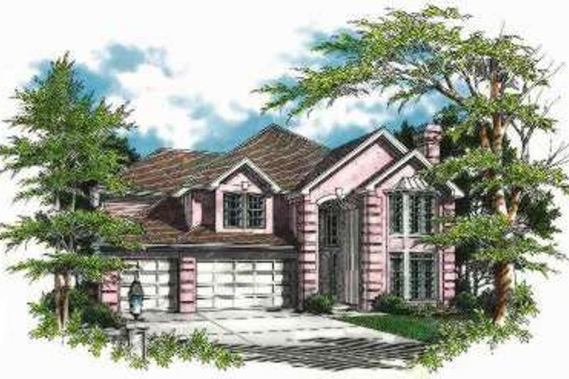 Home Plan - Mediterranean Exterior - Front Elevation Plan #48-143