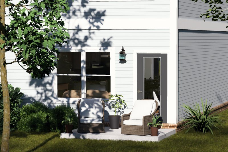 Home Plan - Exterior - Other Elevation 4 for Cottage House Plan #513-2491 - 2 bed, 2.5 bath