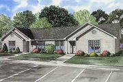 Ranch Style House Plan - 3 Beds 1 Baths 1860 Sq/Ft Plan #17-552 