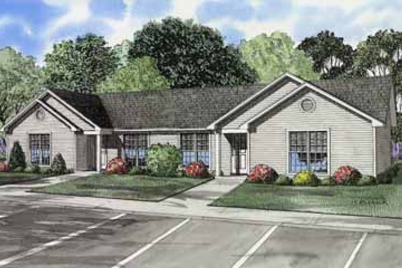 House Blueprint - Ranch Exterior - Front Elevation Plan #17-552