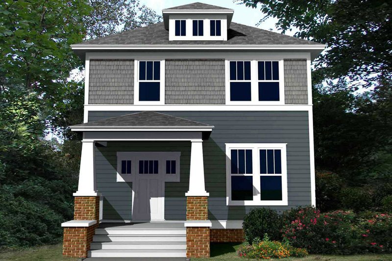 Home Plan - Craftsman Exterior - Front Elevation Plan #461-60