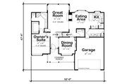 Traditional Style House Plan - 3 Beds 2.5 Baths 1869 Sq/Ft Plan #20-2560 