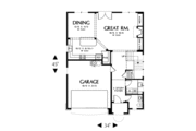 European Style House Plan - 4 Beds 2.5 Baths 2100 Sq/Ft Plan #48-401 