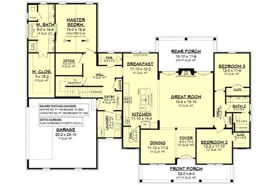 Floor Plan - Other Floor for Farmhouse House Plan #430-218 - 3 bed, 2.5 bath