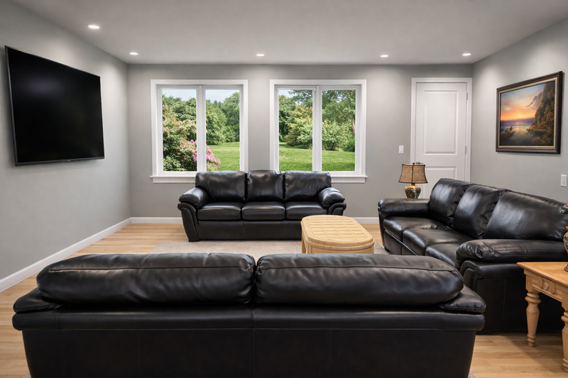 House Blueprint - Interior - Family Room 2 for Barndominium House Plan #1060-473 - 2 bed, 2 bath
