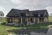 Barndominium Style House Plan - 3 Beds 2.5 Baths 2436 Sq/Ft Plan #455-384 