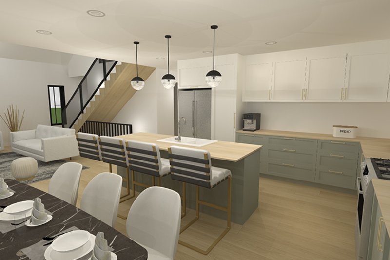 House Design - Interior - Kitchen for Cabin House Plan #23-2879 - 3 bed, 2.5 bath